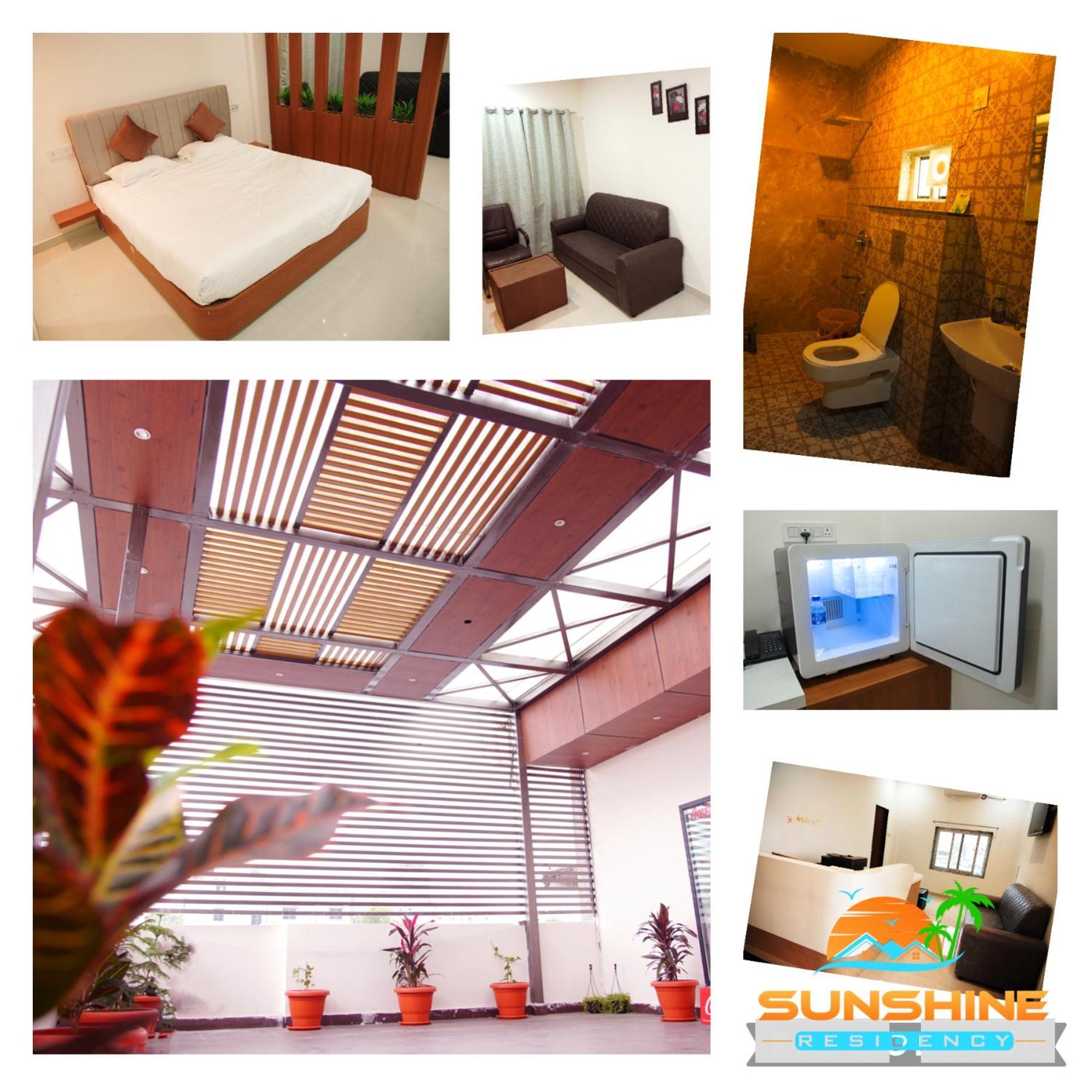 ホテル Sunshine Residency Mancherāl エクステリア 写真